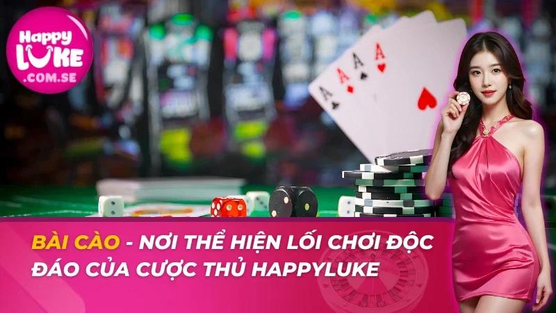 Bài Cào - Nơi Thể Hiện Lối Chơi Độc Đáo Cược Thủ HAPPYLUKE 2 Bài Cào