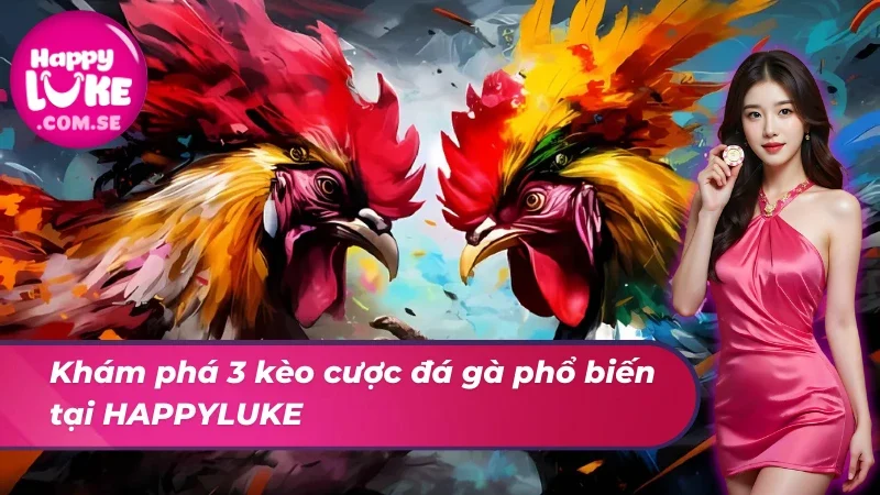 Đá Gà - Thiên Đường Chọi Gà Uy Tín Nhất HAPPYLUKE Hiện Nay 5 Khám phá 3 kèo cược đá gà phổ biến tại nhà cái