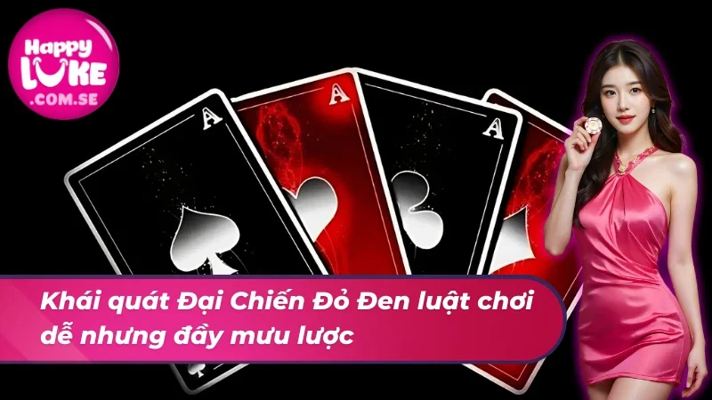 Khám Phá Đại Chiến Đỏ Đen Nghệ Thuật Cực Đỉnh Ở HAPPYLUKE 2 Đại Chiến Đỏ Đen dễ chơi đối với mọi đối tượng