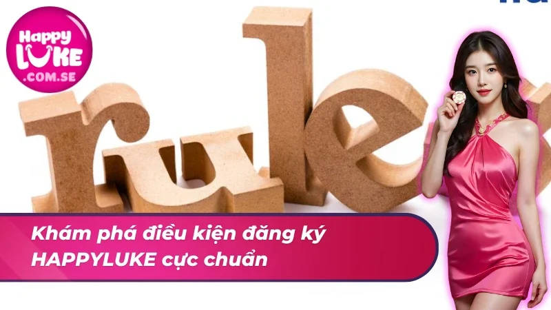 Đăng Ký HAPPYLUKE - Bật Mí Các Bước Cơ Bản Cho Khách Hàng 2 Các điều kiện đăng ký HAPPYLUKE cực chuẩn