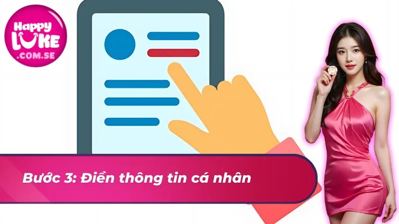 Đăng Ký HAPPYLUKE - Bật Mí Các Bước Cơ Bản Cho Khách Hàng 4 Điền thông tin đăng ký HAPPYLUKE cực chuẩn