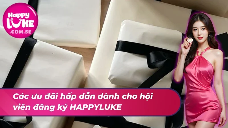 Đăng Ký HAPPYLUKE - Bật Mí Các Bước Cơ Bản Cho Khách Hàng 5 Ưu đãi dành cho hội viên đăng ký HAPPYLUKE