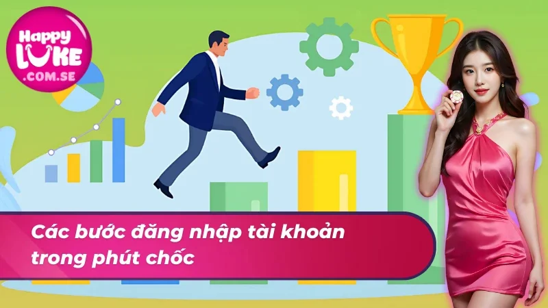 Hướng Dẫn Đăng Nhập Happyluke Thành Công Trong Phút Chốc 3 Các bước đăng nhập tài khoản trong phút chốc