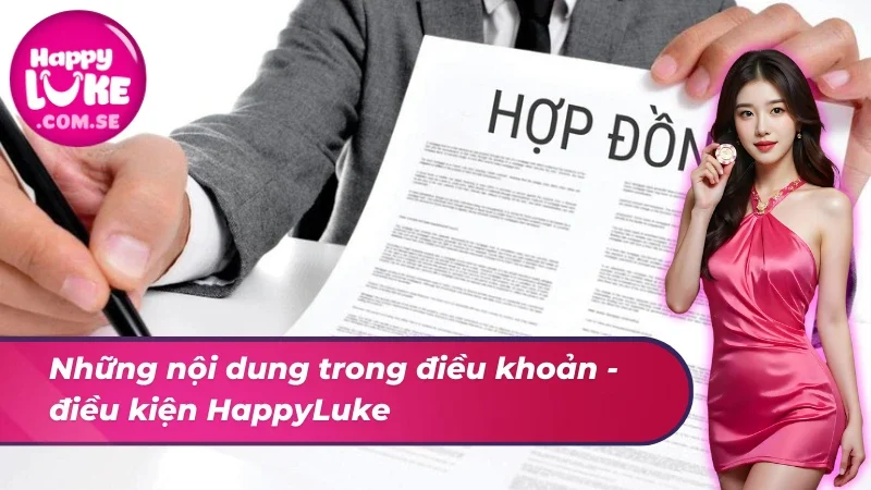 Những nội dung trong điều khoản và điều kiện HappyLuke