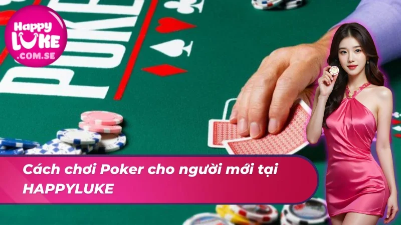 Poker: Trải Nghiệm Kích Thích Cùng Casino Đẳng Cấp Tại HAPPYLUKE 4 Hướng dẫn tân thủ chơi Poker chuẩn chỉ tại nhà cái
