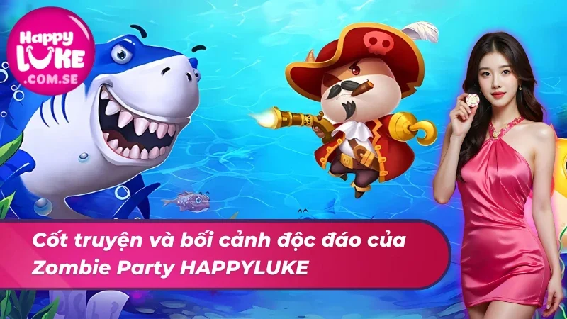 Zombie Party – Slot Kinh Dị Cực Vui Thưởng Khủng Tại HAPPYLUKE 2 Zombie Party cốt truyện game đặc sắc từng chi tiết